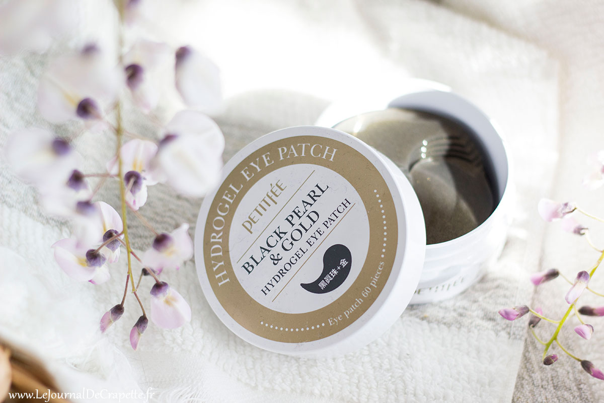 Hydrogel Black pearl eye patch Petitfee