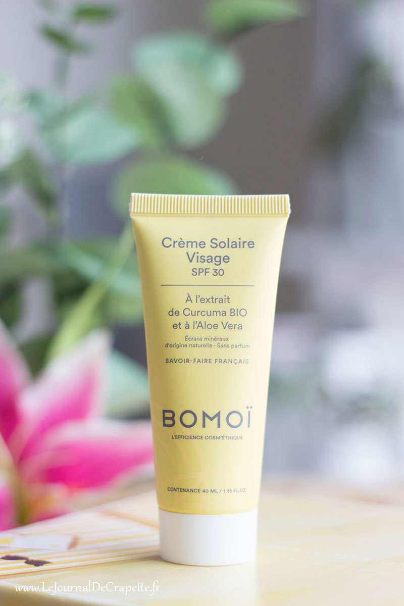 Crème solaire visage Bomoï 