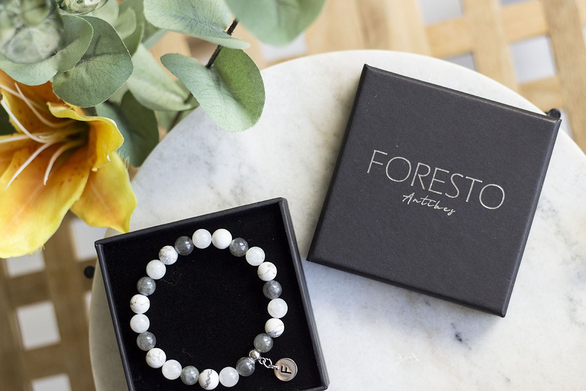 foresto bracelet en pierres naturelles